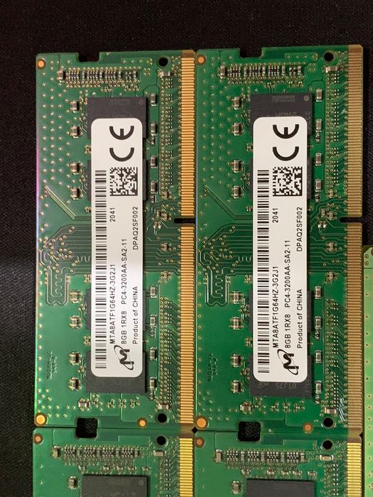 Оперативна памʼять RAM DDR4 SODIMM 8gb 16gb