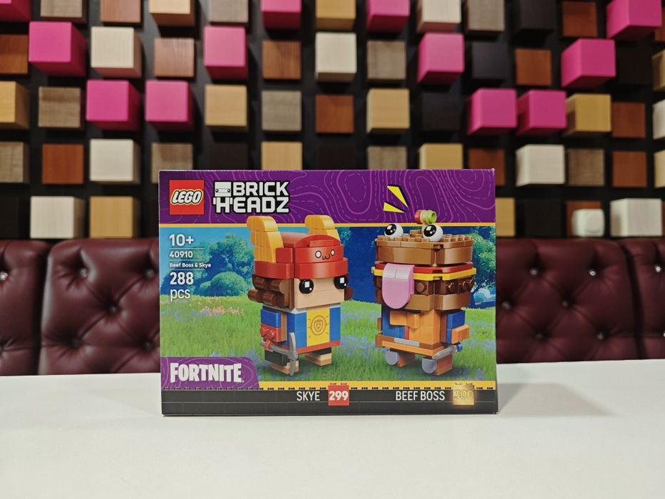 LEGO® Fortnite 40910 Beef Boss & Skye brick Headz (Колекційні фігурки)