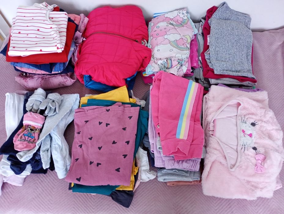 Ogromna paka ubrań r. 98-104