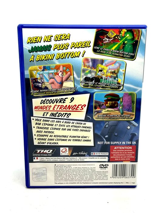 SpongeBob SquarePants Creature from the Krusty Krab PS2 Po Angielsku