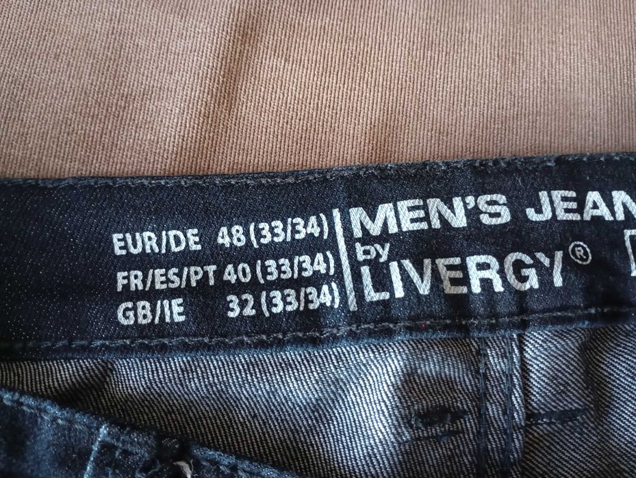 Jeansy męskie rozmiar 48