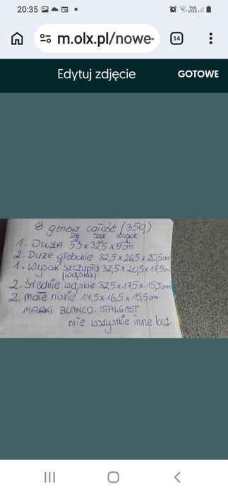 Blachy geny 8 sztuk sprzedam