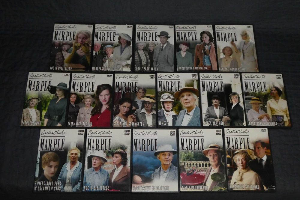 Zestaw Filmów DVD Agatcha Christie Marple