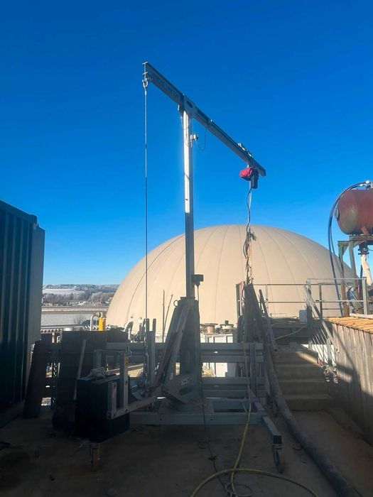 Mini Dźwig budowlany LISSMAC LMK 220/230V Silka Putaki Bloczki żuraw