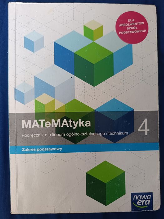 Matematyka klasa 4  liceum technikum nowa era