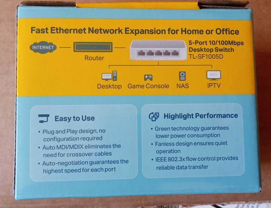 Switch TP-LINK TL-SF1005D