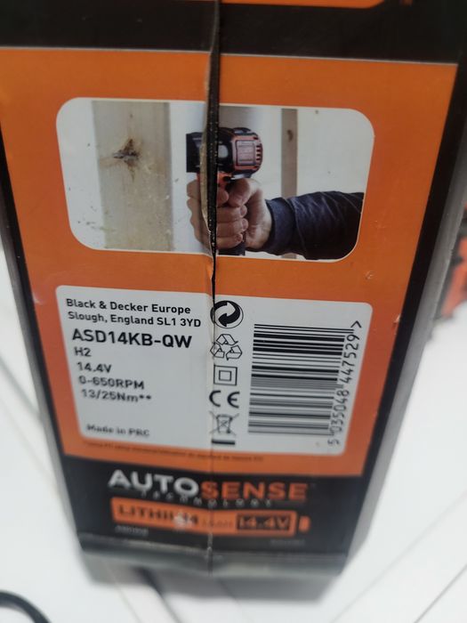 Wkrętarka Black&Decker Asd14kb 2 baterie