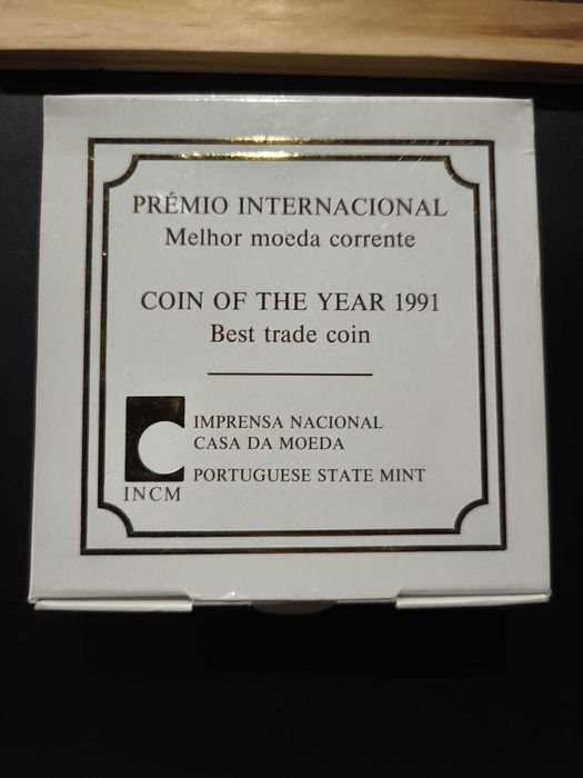 moeda 200$00   1991  Prémio Coty rara