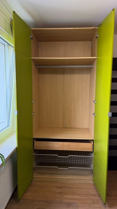 PAX IKEA wysoki połysk zielona