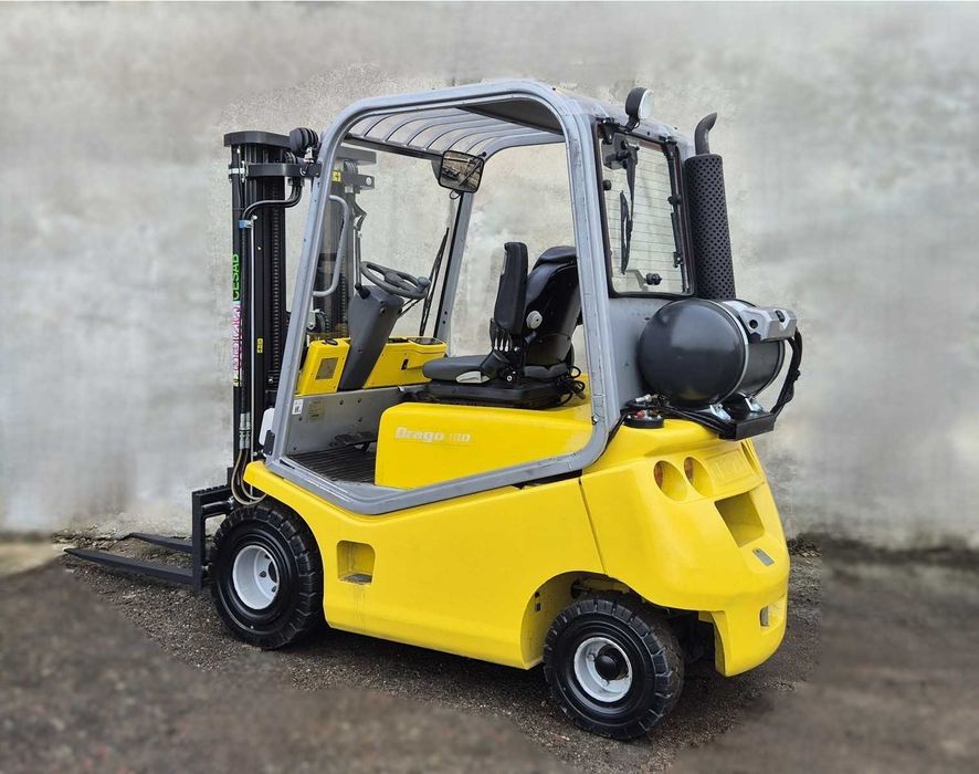 Wózek widłowy 1800kg  Toyota / Cesab • 2018r • wolna sekcja hydrauliczna do obrotnicy • maszt TRIPLEX z wolnym skokiem •  zobacz film, możliwy leasing
