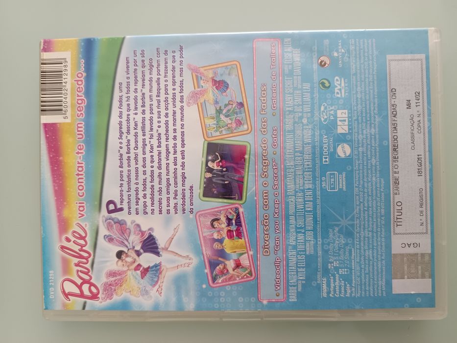 DVD Barbie e o segredo das fadas