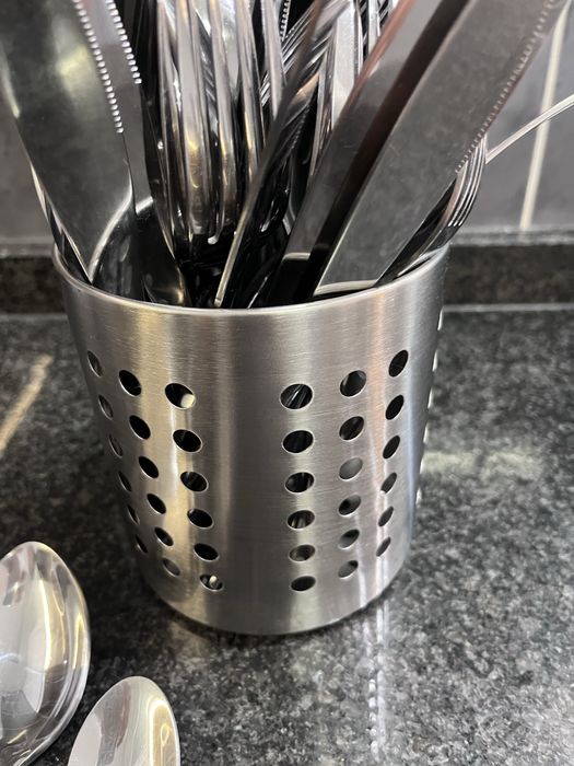 Talheres inox + Suporte