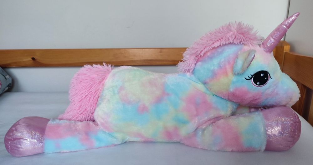 Koń jednorożec maskotka duża misiek