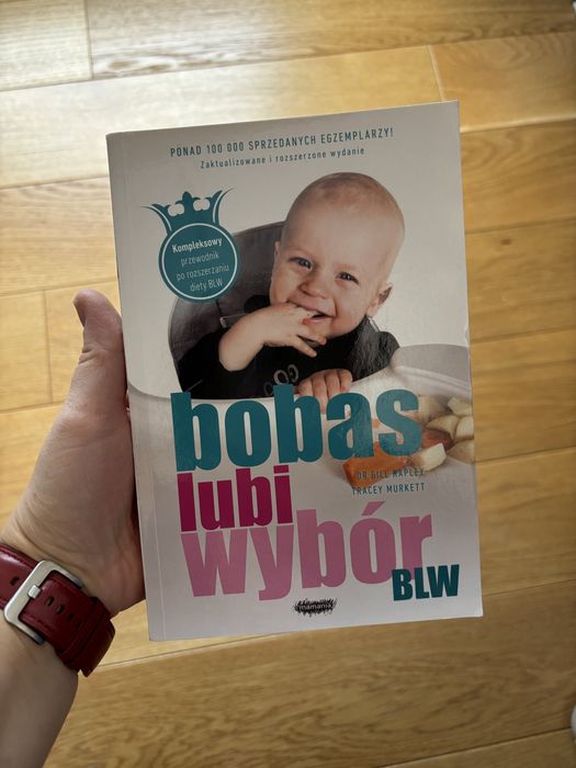 Książka Bobas lubi wybór- BLW