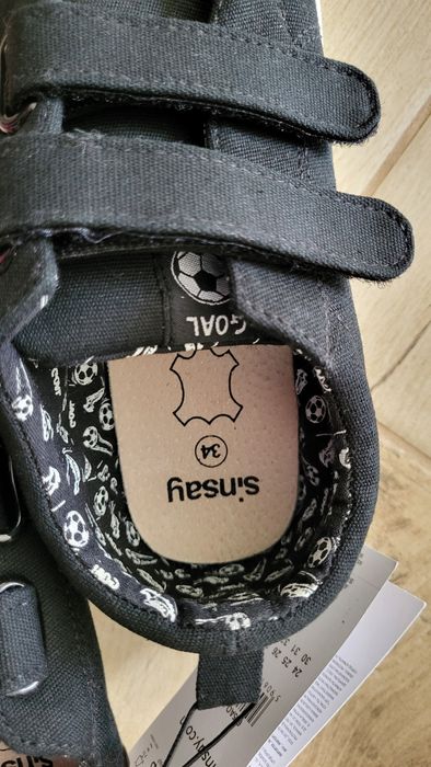 Nowe buty trampki tenisówki r. 34 wkładka skóra 21.5cm w piłki