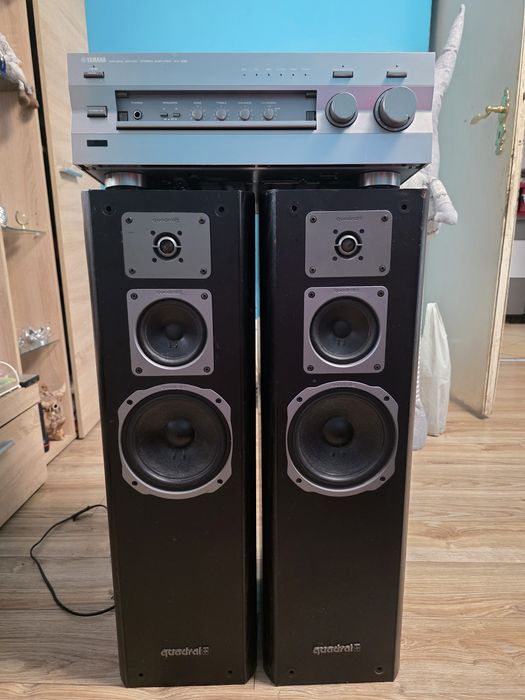 Wzmacniacz Yamaha model AX-396  dwie kolumny model quadral Tempa