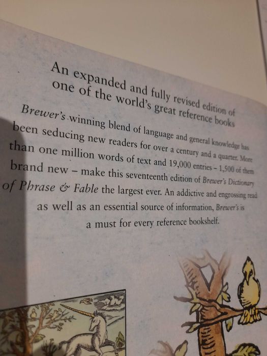 Brewer's Dictionary of Phrase and Fable