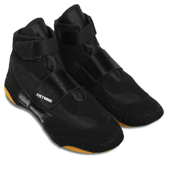 Обувь для борьбы/борцовки замшевые липучки FISTRAGE 7802 размер 32-39