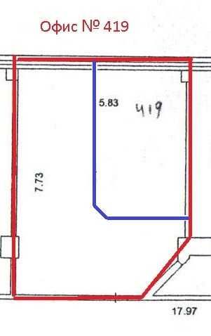 Офіс в БЦ, 2 кабінети, площа 54 м.кв., метро Дорогожичі, власник