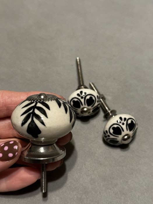 Ручки змінні керамічні для шаф та шухлядок