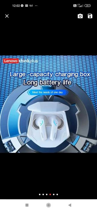 Słuchawki Lenovo bluetooth