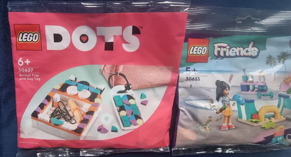Lego 30637 Dots i 30633 Friends 2 x polybag
