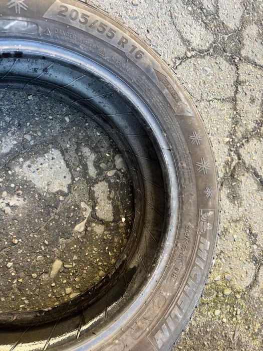 Шини  205/55 R16  Michelin 7,3мм зима