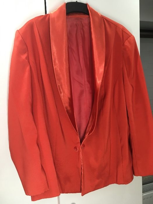 Komplet marynarka bluzka spódnica