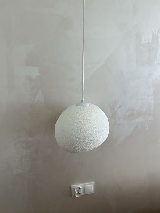 Nowe lampy wiszące 2 szt styl Japandi białe gwint G53