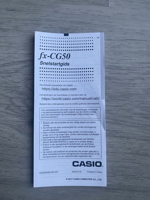 Calculadora Científica Gráfica Casio FX-CG50