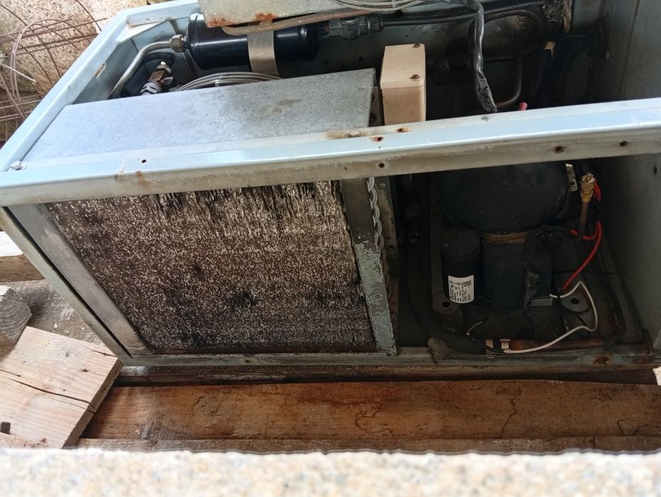 Sistema de frio industrial retirado de caixa isotérmica