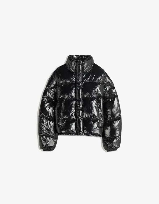 бершка дута куртка пуф з вініловим ефектом ХХS M L