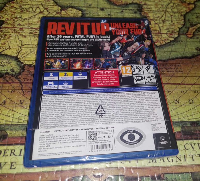 (Ps4) Fatal Fury City Of The Wolves Special Edition Selado
