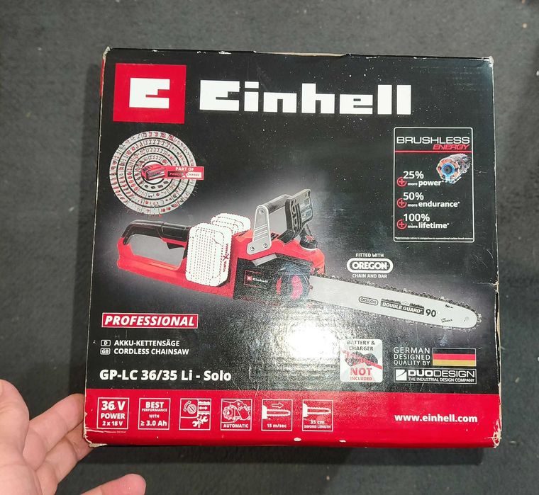 Motosserra Einhell GE-LC 36/35 Li-Solo (NOVO) + 2 Baterias 4.0Ah