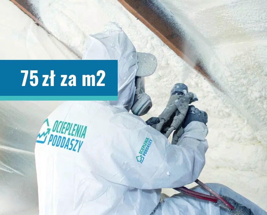 Ocieplanie poddaszy, PIANA PUR, ocieplenia pianką POŁANIEC PACANÓW Winnica Ryszcza Łęk Brzozowa