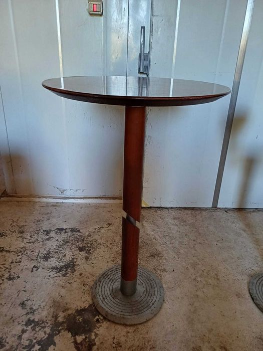 Mesas e cadeiras altas de café (Ver descrição)