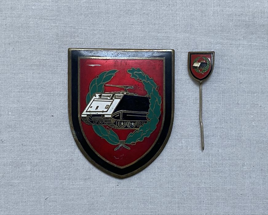 Crachá militar + pin 1º Batalhão de Infantaria Mecanizado BIMEC antigo
