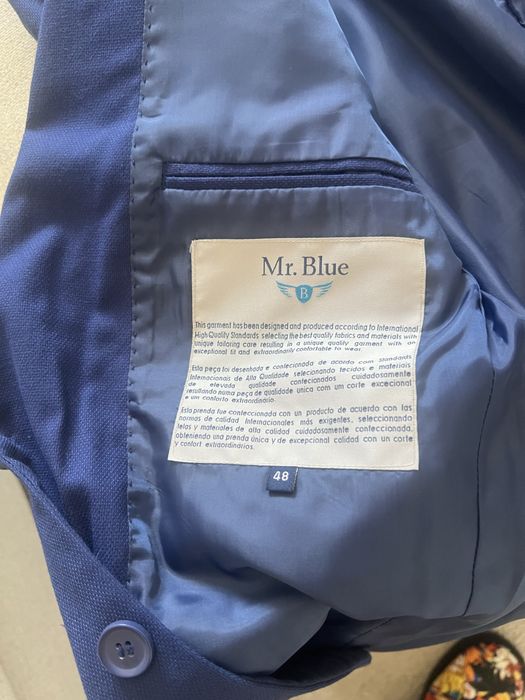 Fato Homem Mr. Blue Azul – Casaco 48 + Calças 42