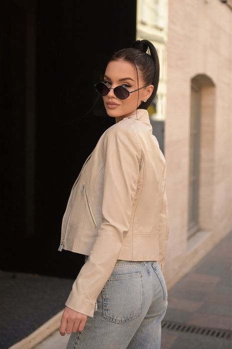 Куртка кожаная женская ADAMO