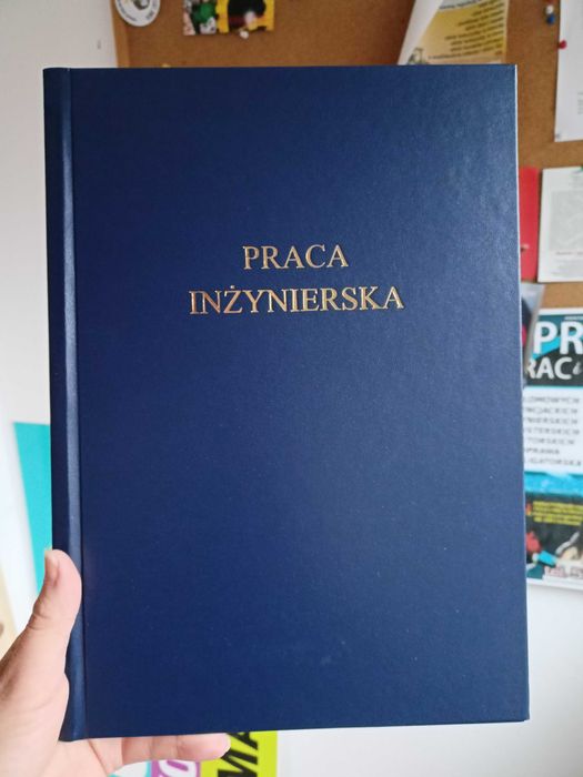 Oprawa prac Ciechanów dyplomowa inżynierska licencjat magister miękka