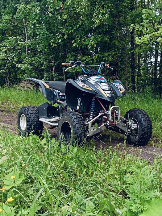 Quad Suzuki ltz 400 black nie ltr 450 raport atv
