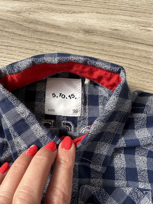 Elegancka koszula w kratkę 98