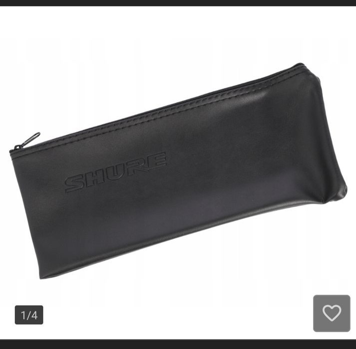 Oryginalne skórzane etui na mikrofon przewodowy SHURE SM, BETA, PG