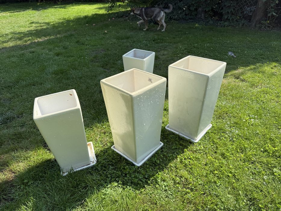 3 duże donice wewnetrzne zewnetrzne 53cm 45cm