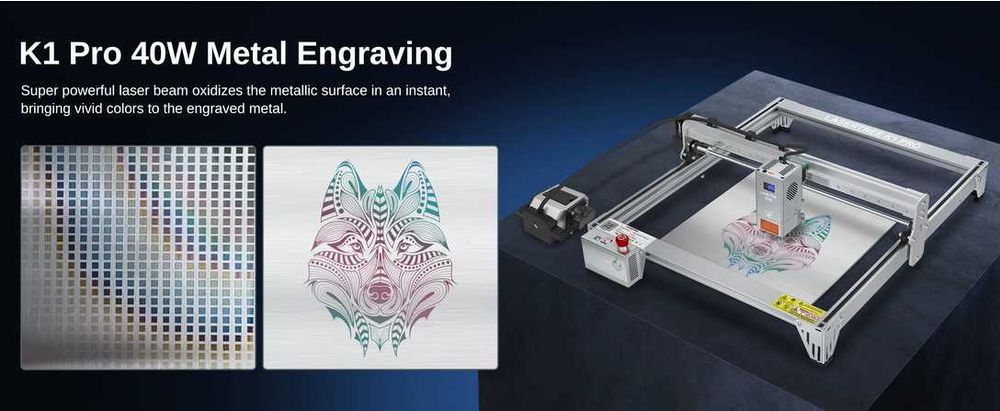 LASER TREE K1 PRO Grawer ploter laserowy grawerka 40W