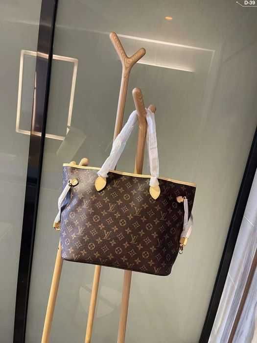 Louis Vuitton Neverfull Torebka damska torba, skóra od reki