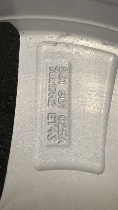 Oryginalne felgi VW 17" 5x112