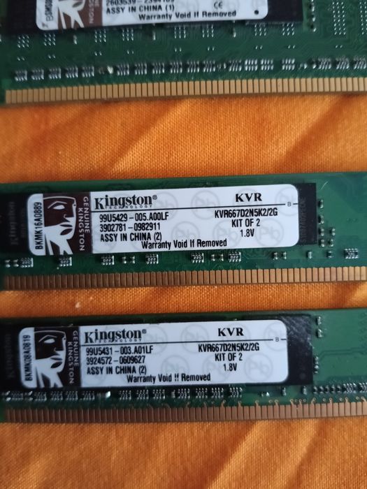 Memórias DDR2 para computador torre