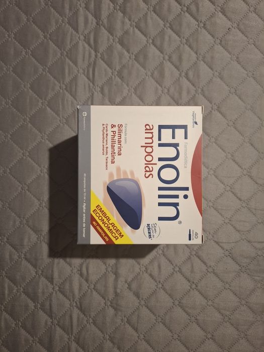 Enolin ampolas - protector e reparador hepático - NOVO