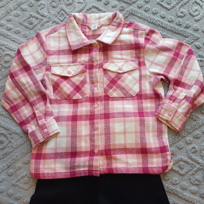 Рубашка на байці+ лосини кльош у  рубчик